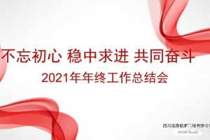 年終總結(jié)會議 || 不忘初心，穩(wěn)中求進(jìn)，共同奮斗